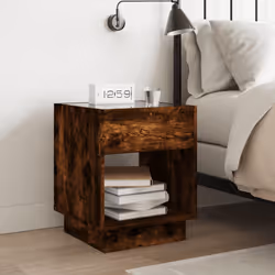 VidaXL 3284088 Table de nuit et table de chevet Chêne - Vue supplémentaire 4
