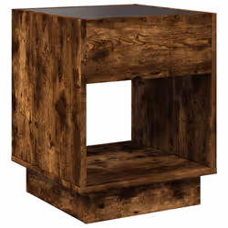 VidaXL 3284088 Table de nuit et table de chevet Chêne - Vue supplémentaire 8