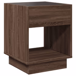 VidaXL 3284090 Table de nuit et table de chevet Chêne - Vue supplémentaire 8