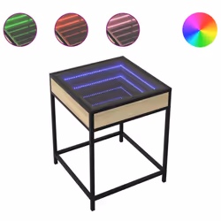 VidaXL 3284092, Chêne, Verre, Acier, Bois, 20 kg, 400 mm, 400 mm, 510 mm