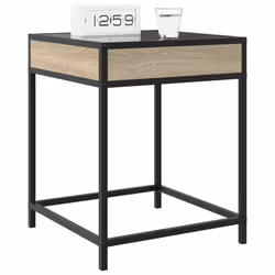 VidaXL 3284092 Table de nuit et table de chevet Chêne - Vue supplémentaire 5