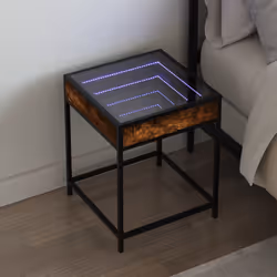 VidaXL 3284093 Table de nuit et table de chevet Chêne