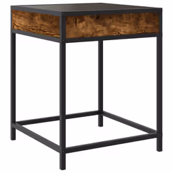 VidaXL 3284093 Table de nuit et table de chevet Chêne - Vue supplémentaire 8