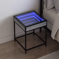 VidaXL 3284094 Table de nuit et table de chevet Chêne