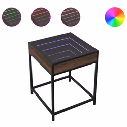 VidaXL 3284095, Chêne, Verre, Acier, Bois, 20 kg, 400 mm, 400 mm, 510 mm