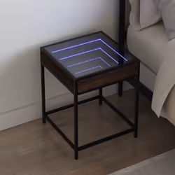 VidaXL 3284095 Table de nuit et table de chevet Chêne