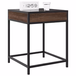 VidaXL 3284095 Table de nuit et table de chevet Chêne - Vue supplémentaire 5