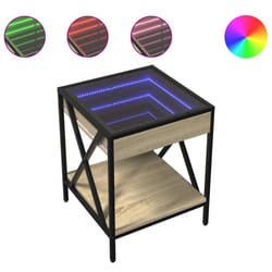 VidaXL 3284097 Table de nuit et table de chevet Chêne