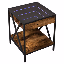 VidaXL 3284098 Table de nuit et table de chevet Chêne