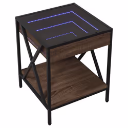 VidaXL 3284100 Table de nuit et table de chevet Chêne