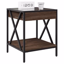 VidaXL 3284100 Table de nuit et table de chevet Chêne - Vue supplémentaire 5