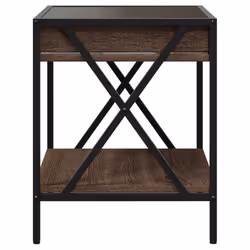 VidaXL 3284100 Table de nuit et table de chevet Chêne - Vue supplémentaire 7