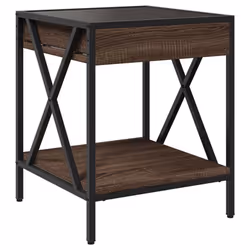 VidaXL 3284100 Table de nuit et table de chevet Chêne - Vue supplémentaire 8