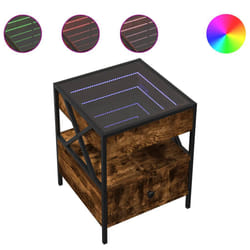 VidaXL 3284103 Table de nuit et table de chevet Chêne