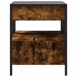 VidaXL 3284103 Table de nuit et table de chevet Chêne - Vue supplémentaire 6