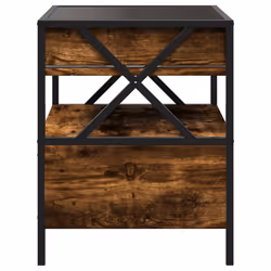 VidaXL 3284103 Table de nuit et table de chevet Chêne - Vue supplémentaire 7