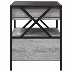 VidaXL 3284104 Table de nuit et table de chevet Chêne - Vue supplémentaire 7