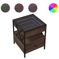 VidaXL 3284105 Table de nuit et table de chevet Chêne