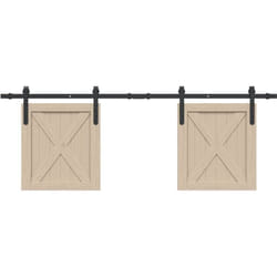 Vidaxl - Kit de porte d'armoire coulissante 152 cm acier au carbone