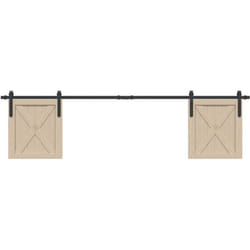 Vidaxl - Kit de porte d'armoire coulissante 200 cm acier au carbone