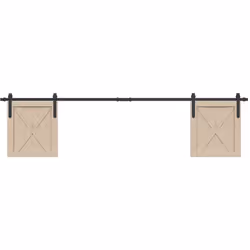 Ce kit de porte d'armoire coulissante vous permet d'ouvrir ou de fermer l'armoire silencieusement et sans effort. Matériau du ...