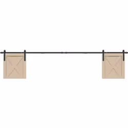 Ce kit de porte d'armoire coulissante vous permet d'ouvrir ou de fermer l'armoire silencieusement et sans effort. Matériau du ...