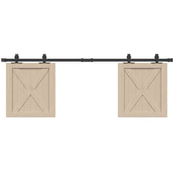 Vidaxl - Kit de porte d'armoire coulissante 152 cm acier au carbone