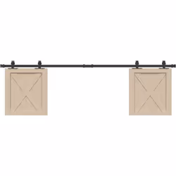 Ce kit de porte d'armoire coulissante vous permet d'ouvrir ou de fermer l'armoire silencieusement et sans effort.Matériau dur ...