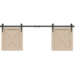 Vidaxl - Kit de porte d'armoire coulissante 152 cm acier au carbone