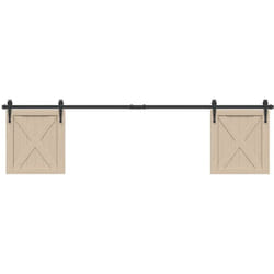 Vidaxl - Kit de porte d'armoire coulissante 200 cm acier au carbone