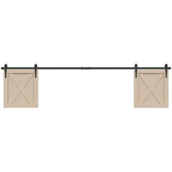 Vidaxl - Kit de porte d'armoire coulissante 213 cm acier au carbone