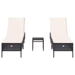 VidaXL 3284263 chaise d'extérieur Linge Siège rembourré Polyuréthane, Acier Crème, Blanc