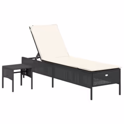 VidaXL 3284263 chaise d'extérieur Linge Siège rembourré Polyuréthane, Acier Crème, Blanc - Vue supplémentaire 6