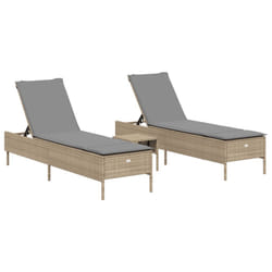 VidaXL 3284266 chaise d'extérieur Linge Siège rembourré Polyuréthane, Acier Gris