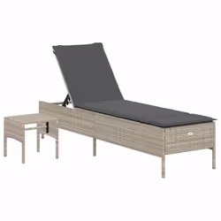 VidaXL 3284268 chaise d'extérieur Linge Siège rembourré Polyuréthane, Acier Gris - Vue supplémentaire 6