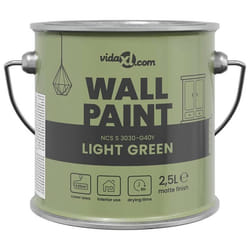 Peinture Murale Vert Clair 16.5 X 16.5 X 15.9 Cm Vidaxl