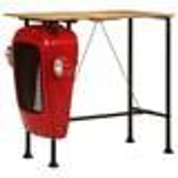 vidaXL Table de bar forme de tracteur bois de manguier massif