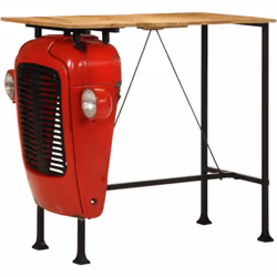 Cet ensemble de bar en bois attirera tous les regards dans votre cuisine ou votre salle à manger. Cadre robuste et stable : l ...