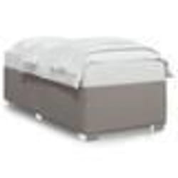 vidaXL Cadre de lit sans matelas taupe 80x200 cm tissu - 80 x 200 cm