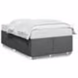 vidaXL Cadre de lit sans matelas gris foncé 120x200 cm tissu - 120 x 200 cm