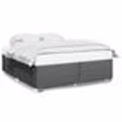 vidaXL Cadre de lit sans matelas gris foncé 180x200 cm tissu - 180 x 200 cm