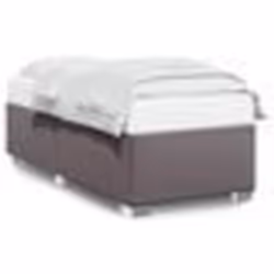 vidaXL Cadre de lit sans matelas gris 80x200 cm similicuir - 80 x 200 cm