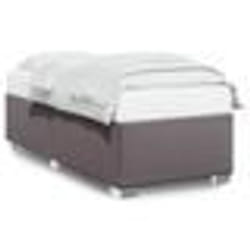 vidaXL Cadre de lit sans matelas gris 80x200 cm similicuir - 80 x 200 cm