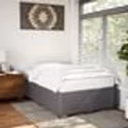 vidaXL Cadre de lit sans matelas gris 120x200 cm similicuir - 120 x 200 cm