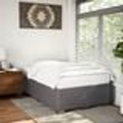 vidaXL Cadre de lit sans matelas gris 120x200 cm similicuir - 120 x 200 cm