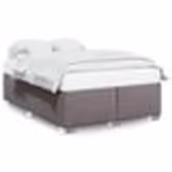 vidaXL Cadre de lit sans matelas gris 140x190 cm similicuir - 140 x 190 cm
