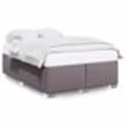 vidaXL Cadre de lit sans matelas gris 140x200 cm similicuir - 140 x 200 cm