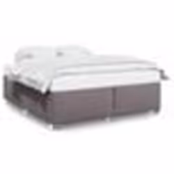 vidaXL Cadre de lit sans matelas gris 180x200 cm similicuir - 180 x 200 cm
