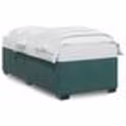 vidaXL Cadre de lit sans matelas vert foncé 90x200 cm velours - 90 x 200 cm