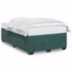 vidaXL Cadre de lit sans matelas vert foncé 120x190 cm velours - 120 x 190 cm